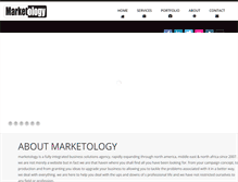 Tablet Screenshot of marketology.us